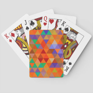 Jeu De Cartes Joli Triangle grunge motif I + vos idées