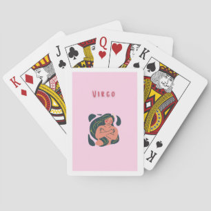 Jeu De Cartes Joli Vierge, zodiaque, impression signe du zodiaqu