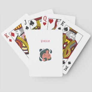 Jeu De Cartes Joli Vierge, zodiaque, impression signe du zodiaqu