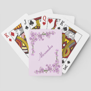 Jeu De Cartes Jolie floraison de cerisiers roses