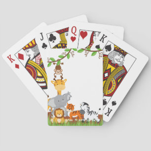 Jeu De Cartes Jolie Jungle Bébé Animaux Jouer Des Cartes