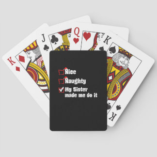 Jeu De Cartes Jolie Ma sœur méchante m'a fait faire ça