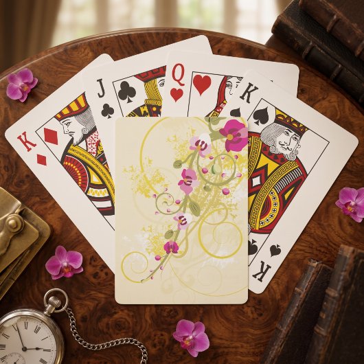 Jeu De Cartes Jolies Fleurs
