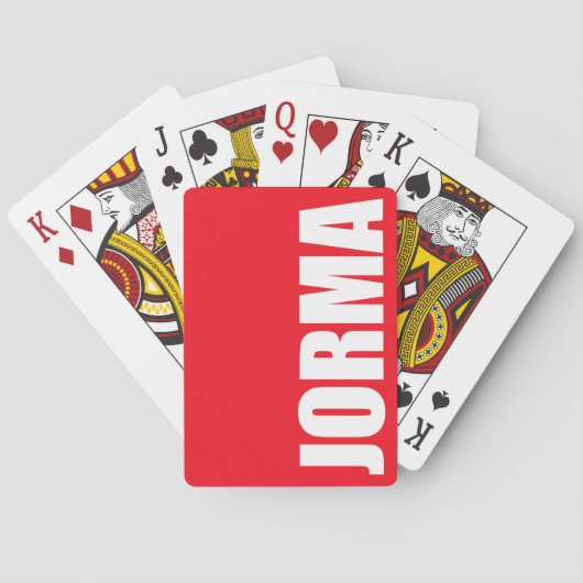 Jeu De Cartes Jorma (dos)