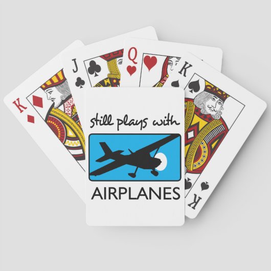 Jeu De Cartes Joue Toujours Avec Des Avions (dos)