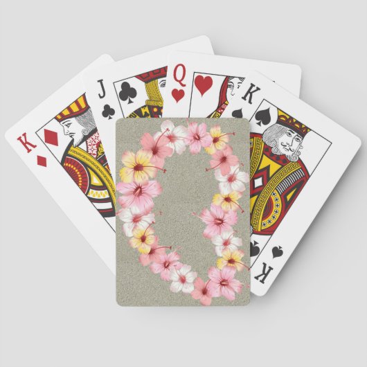 Jeu De Cartes Jouer à vélo Lei Rose (dos)