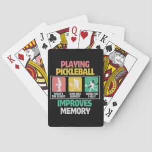 Jeu De Cartes Jouer au Pickleball améliore la mémoire