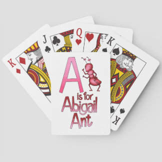 Jeu De Cartes Jouer aux cartes, A est pour Abigail Ant