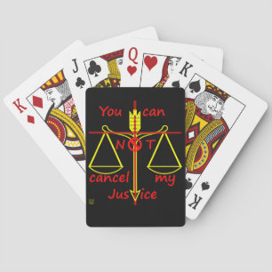 Jeu De Cartes jouer aux cartes "ANNULER LA JUSTICE"