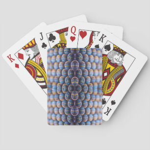 Jeu De Cartes Jouer aux cartes avec l'image avant de nid d'abeil