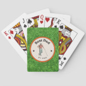 Jeu De Cartes Jouer aux cartes - Best Papa by Par (dos)
