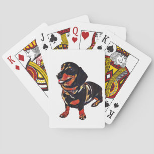 Jeu De Cartes Jouer aux cartes Dachshund classique