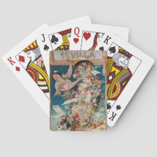 Jeu De Cartes Jouer aux cartes d'art "Primavera en Sevilla"