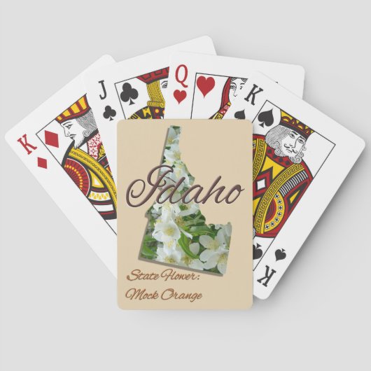 Jeu De Cartes Jouer aux cartes - IDAHO (dos)