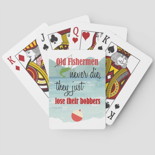 Jeu De Cartes Jouer aux cartes pour pêcheurs (dos)