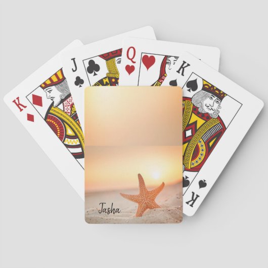 Jeu De Cartes Jouer aux cartes Starfish Beach (dos)