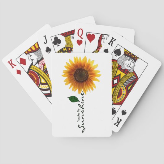 Jeu De Cartes Jouer aux cartes - Vous êtes mon soleil (dos)