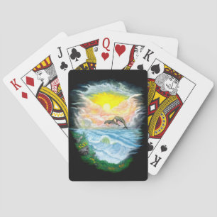 Jeu De Cartes Jouer aux dauphins sous le soleil