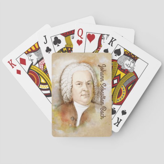 Jeu De Cartes Jouer avec Johann Sebastian Bach (dos)