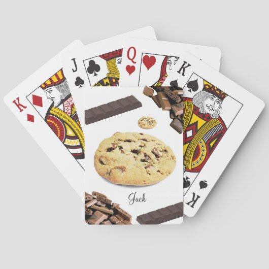 Jeu De Cartes Jouer Carte Deck Chocolate Chip (dos)