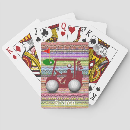 Jeu De Cartes Jouer Carte Deck Golf Balls Golf (dos)