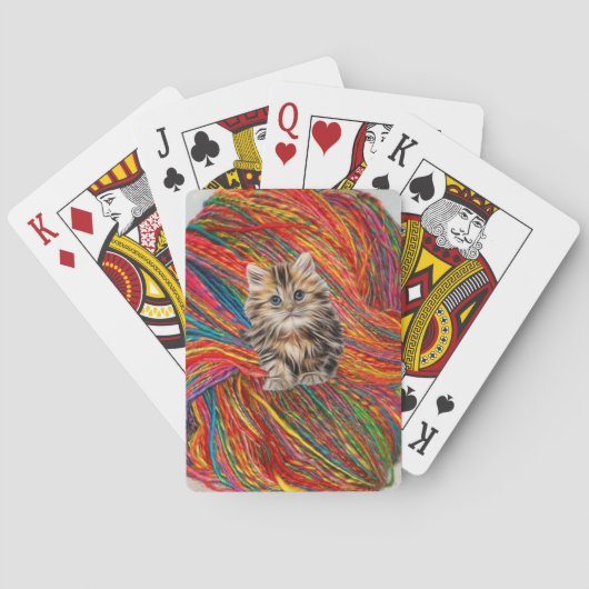 Jeu De Cartes Jouer Carte Deck Kitten Fil (dos)