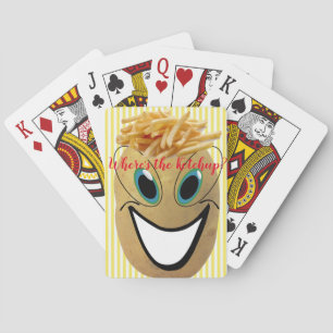Jeu De Cartes Jouer Carte Deck Potato French Fries Ketchup?
