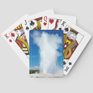 Jeu De Cartes Jouer Cartes Yellowstone Old Faithful Geyser