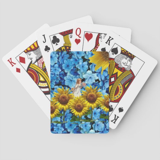 Jeu De Cartes Jouer Carton Deck Floral Sunshine (dos)
