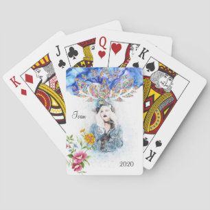 Jeu De Cartes Jouer Carton Deck Floral Victorian