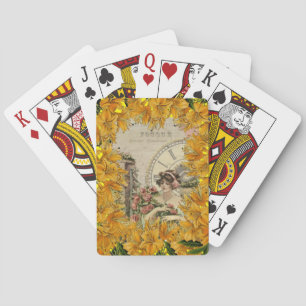 Jeu De Cartes Jouer Carton Deck Floral Victorian