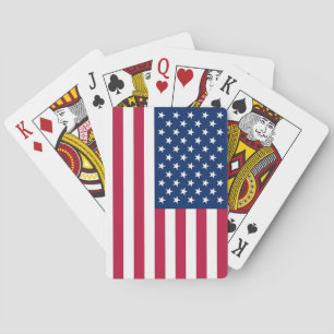 Jeu De Cartes Jouer des cartes avec le drapeau des États-Unis.