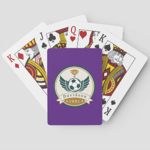 Jeu De Cartes Jouer des cartes - Football - Personnalisé - Ajout