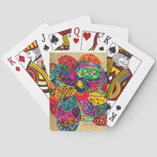 Jeu De Cartes Jouer des cartes Kaleidoscope Lovitude (dos)