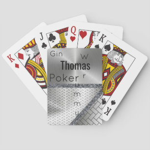 Jeu De Cartes Jouer Poker À Rummy Gin Deck Card