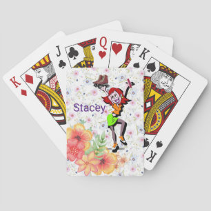 Jeu De Cartes Jouer Pont Floral Patinage