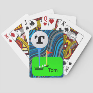 Jeu De Cartes Jouer sur le pont de la carte Golf