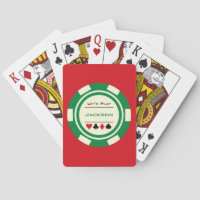 Joueur à chips de poker Green Off White Casker