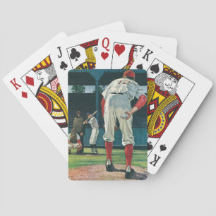 Jeu De Cartes Joueur de baseball vintage sur Mound