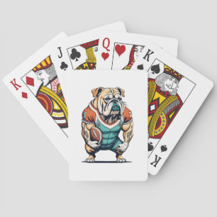 Jeu De Cartes Joueur de basketball amateur de chiens