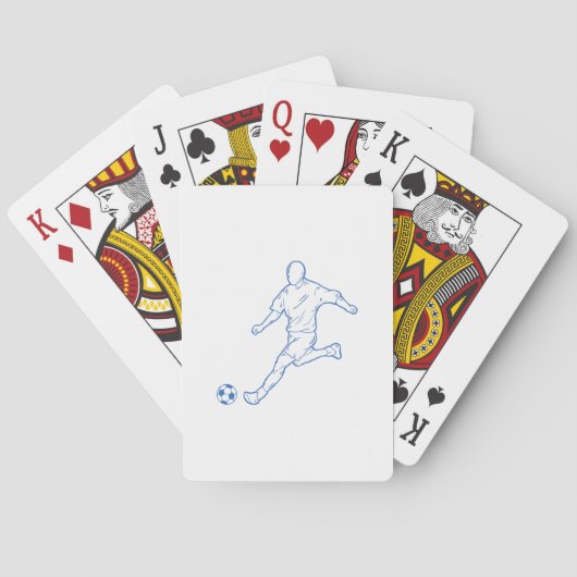 Jeu De Cartes joueur de football (dos)