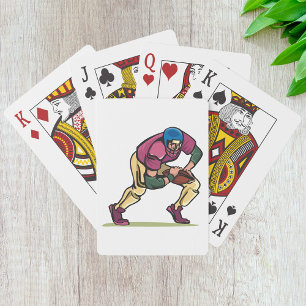 Jeu De Cartes Joueur de football Gridiron
