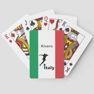 Jeu De Cartes Joueur de football, Italie personnalisable