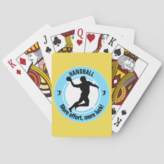 JEU DE CARTES JOUEUR DE HANDBALL (dos)