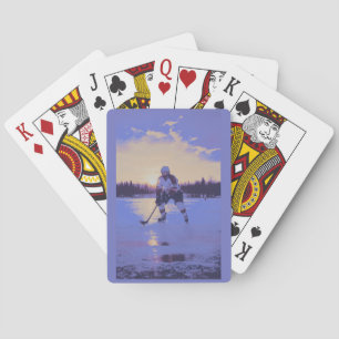 Jeu De Cartes Joueur de hockey sur glace à Sunrise