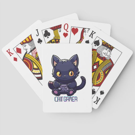 Jeu De Cartes Joueur félin (dos)