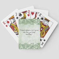 Joueurs de Canasta disant
