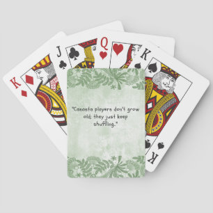 Jeu De Cartes Joueurs de Canasta disant