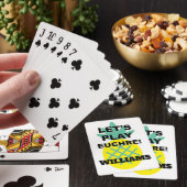 Jeu De Cartes Jouons à Euchre ! Conception ananas personnalisée (In Situ)