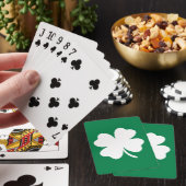 Jeu De Cartes Jour de la Saint Patrick shamrock Irlande (In Situ)